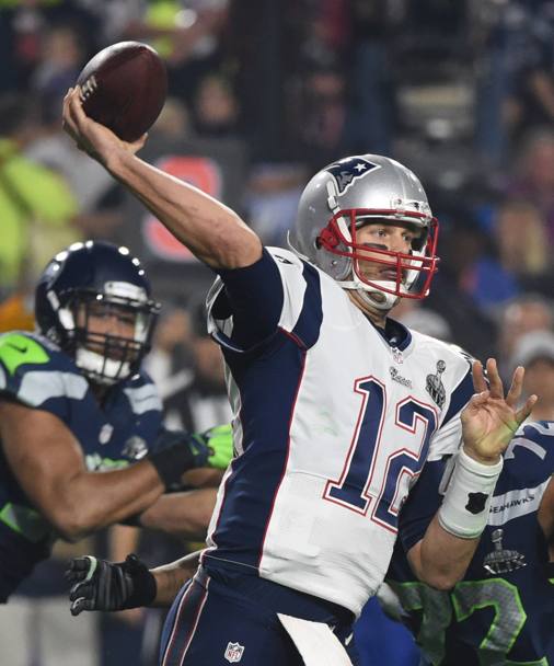 Il quarterback dei Patriots Tom Brady, al quarto titolo della sua carriera (Afp)